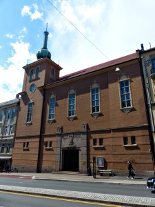 Foto av fasaden på Markus kirke, St. Hanshaugen, Oslo.