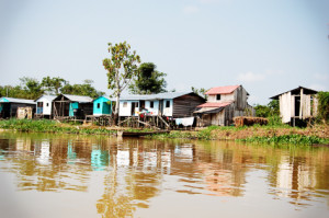 Bilde av landsbyen Cacarica i Colombia.